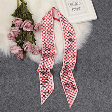 Load image into Gallery viewer, Rose Brand Scarf Women Silk Scarf Bag Skinny Scarves New Design Wrist Towel Foulard Neckerchief Headband For Ladies
