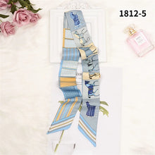 Load image into Gallery viewer, Horse Printing Bag Scarf 2024 New Small Skinny Silk Scarf Women Luxury Brand Foulard Women Tie Fashion Head Scarves For Ladies
