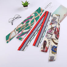 Load image into Gallery viewer, 2022 new Extra long wide ribbon belt skirt knot silk satin ribbon bow silk scarf gauze cloth strip waist seal Women&#39;s Belt
