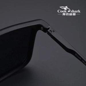 Cook Shark polarized sunglasses men's sunglasses women's UV protection driving special color-changing glasses trend personality