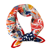 Load image into Gallery viewer, 100% Pure Silk Scarf Women Neck Hair Band Foulard Square Small Headband 2024 Fashion Print Neckerchief Scarves Bandana 53*53cm
