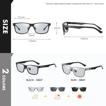 Load image into Gallery viewer, LIOUMO Top Quality Photochromic Polarized Sunglasses For Men Women Carbon Fiber Frame Square Glasses UV400 lentes de sol hombre
