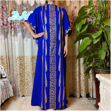 Load image into Gallery viewer, Dubai Free Size Abaya Embroidery Long Dress Arab High Grade Comfortable Fabric Women Muslim Kaftan Turkish Moroccan GownHD054
