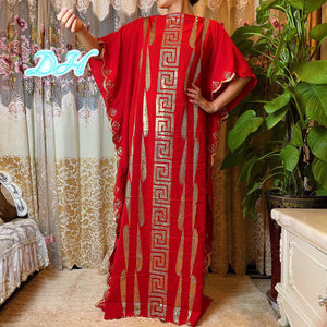 Dubai Free Size Abaya Embroidery Long Dress Arab High Grade Comfortable Fabric Women Muslim Kaftan Turkish Moroccan GownHD054