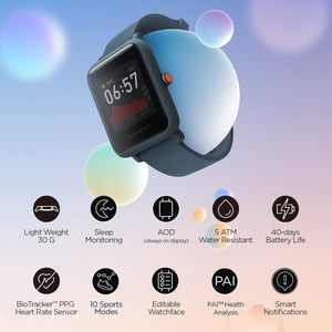 Amazfit Bip S Lite Smart watch 30 Days Battery Life Music Control Xiaomi Watch for android ios phone