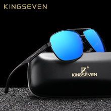 Load image into Gallery viewer, KINGSEVEN Brand Design Polarized Aluminum Sunglasses Male Driving Blue Mirror Sun glasses for Men Goggles Eyewear Gafas De Sol
