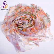 Load image into Gallery viewer, Pink Orange Silk Scarf 2016 New Design Long Female Scarves Printed 170*105cm Spring Autumn Fashion Accessories Women Silk Scarf
