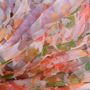 Pink Orange Silk Scarf 2016 New Design Long Female Scarves Printed 170*105cm Spring Autumn Fashion Accessories Women Silk Scarf