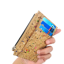 Load image into Gallery viewer, Hot Portugal Natural Cork Mini Card Wallet Classic Design Vegan Slim Coin Purse
