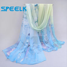 Load image into Gallery viewer, 6 Colors New Chiffon Scarves  Women Summer Silk Scarf Chiffon Thin Shawls And Wraps  Foulard Flower Hijab Stoles Wholesale
