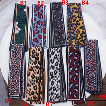 Load image into Gallery viewer, 2023 New Leopard Print Scarf Women Scarf Skinny Silk Scarf Small Handle Bag Ribbons Female Neckerchief Head Scarves &amp; Wraps
