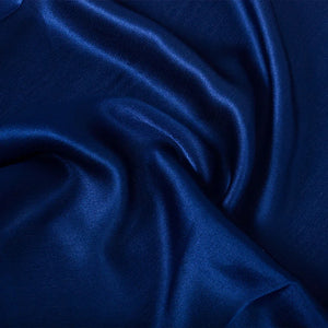 BYSIFA|Dark Blue 100% Silk Scarf Shawl Fall Winter Long Scarves Hijabs 180*70cm Spring Fall Brand Luxury Natural Silk Neck Scarf