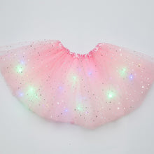 Load image into Gallery viewer, LED Glowing Light Kids Girls Princess Tutu skirts Children Cloth Wedding Party Dancing miniskirt Costume cosplay led clothing
