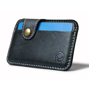 1pc Retro Leather Card Wallet Men Business Bank Card Holder Thin Credit Card Case Convenient Small Cards Pack Cash Pocket