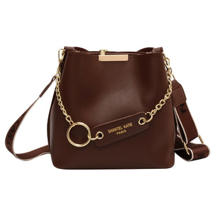 Bag Female Fashion Wide Strap Retro High Quality Crossbody Bag