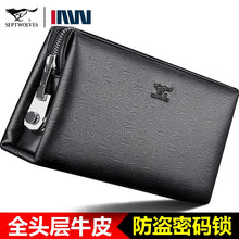 Load image into Gallery viewer, SEPTWOLVES Real Leather Long Multifunctional Men&#39;s Wallet
