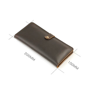 Cowhide Phone Holder Iphone7p Women's Long Wallet