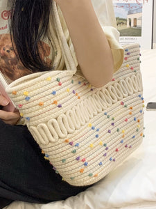 Women's Hand-Woven Fancy Underarm Tote Bag