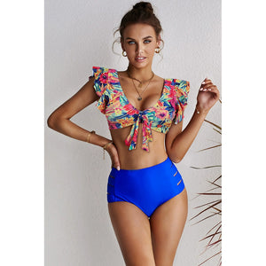 Summer New Separates Swimsuit Suit Female New Fashion Vacation Style Seaside Bikini Swimsuit Two-Piece Suit Tide