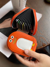 Load image into Gallery viewer, Card Holder Female Ultra-Thin Compact Exquisite High-End 2024 New Arrival Internet Celebrity Genuine Leather Anti-Degaussing Cute Special-Interest Design Ins
