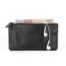 Load image into Gallery viewer, Vegetable Tanned Full-Grain Leather Cowhide Pleated Women Three-Dimensional Storage Wallet
