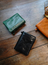 Load image into Gallery viewer, Bofu Hand-Made Scratch Vegetable Tanned Cowhide Simple Practical Soft Multi-Card Leather Pocket Short Wallet Wallet
