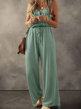 Load image into Gallery viewer, Pure Color All-Matching Cardigan Breasted Jumpsuit Trousers Sling
