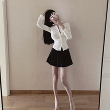 Load image into Gallery viewer, White Shirt Pure Desire Slim-Fit Short Long Sleeve JK Uniform
