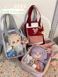 20cm Cute Girls' College Style Soft Girl Cartoon Backpack