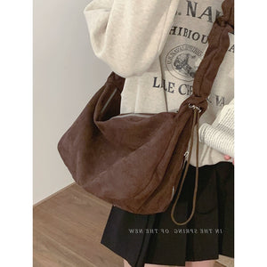 Niche Style Ruched Underarm Bag Female 2023 New Arrival Fall Winter Fashion Retro Handbag Large Capacity Commuter Shoulder Bag