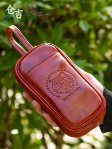 Kongery Fairy Male Leather Phone Bag