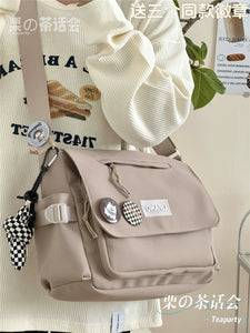 College Student Messenger Bag School Bag Shoulder Bag Japan fashion Girl Preppy Ins Style Casual Bag Women Messenger Bag