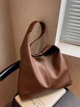 Load image into Gallery viewer, Fancy Soft Leather Underarm Mother and Child Work Commuter Women&#39;s Bag
