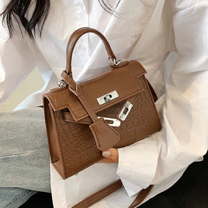 Spring Crocodile Pattern Fashion Shoulder Ins Women's Bag