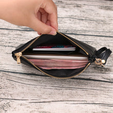 Load image into Gallery viewer, Leather Men and Women Simple Large Capacity Thin Clutch Bag
