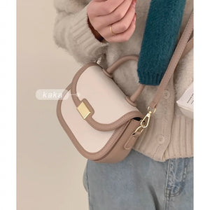 Bag Female Contrast Color Minority All-Match Ins Handbags