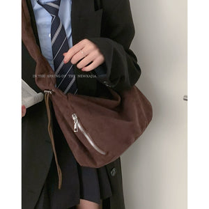 Niche Style Ruched Underarm Bag Female 2023 New Arrival Fall Winter Fashion Retro Handbag Large Capacity Commuter Shoulder Bag