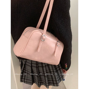 Bag Female South Korea Niche Style Pink Large Capacity Pillow Bag
