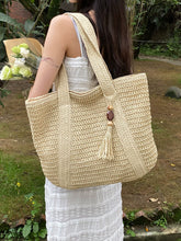 Load image into Gallery viewer, Tote Bag Women&#39;s Large-Capacity Hand-Woven Tote Bag
