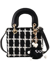 Load image into Gallery viewer, Niche Style Fancy Woolen Spring and Summer Shoulder Diana Bag
