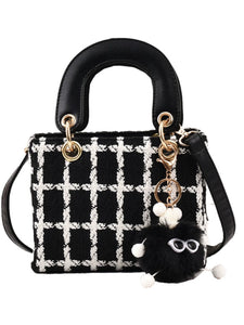 Niche Style Fancy Woolen Spring and Summer Shoulder Diana Bag