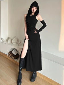 Pleated Spicy Women's Summer Slim-Fit Waist Dress