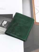 Load image into Gallery viewer, First Layer Cowhide Retro Photo Position Wallet Small Wallet
