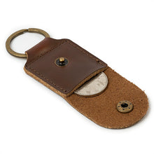 Load image into Gallery viewer, Original Two-Layer Keychain Packaging Handy Gadget Crazy Horse Leather
