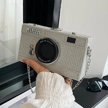 Load image into Gallery viewer, Stylish Camera 2023 New Korean Woven Small Square Bag
