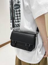 Load image into Gallery viewer, Boys Retro Style Flip Casual Black Single-Shoulder Bag
