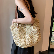 Load image into Gallery viewer, Bag Women&#39;s Summer Seaside Vacation Shoulder Straw-Weaved Bag
