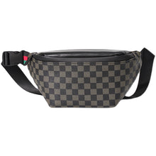 Load image into Gallery viewer, 2024 New Plaid Fashion Chest Bag Waist Bag Korean Style Men&#39;s Bag Trendy Shoulder Bag Messenger Bag Small Backpack Trendy Bag
