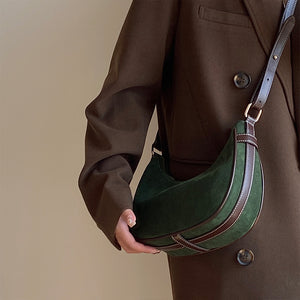 Deer 2022 Special-Interest Design New Arrival Women's Plush Retro Bag Small Handbag Shoulder Bag Cross-Body Hand-Carrying Underarm Bag
