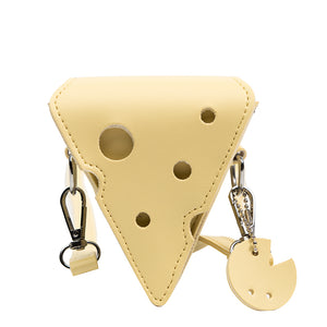 Original Niche Mini Hole Cheese Triangle Crossbody Bag
